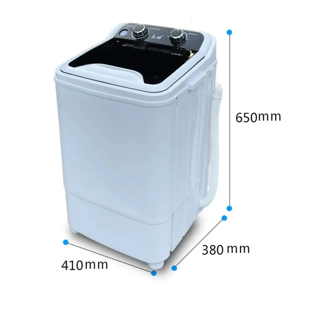 Lavatrice 8kg Acciaio Inossidabile PP Azzurro Compatta Comoda Accessori Casa Elettrodomestici - POWER SMARTECH