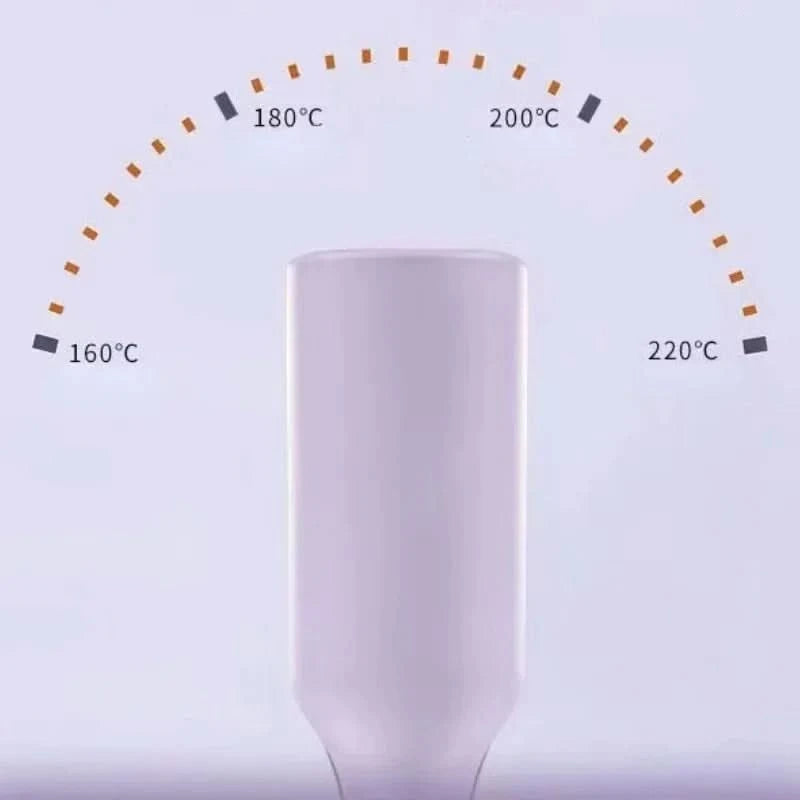 Piastra Arricciacapelli Cura Persona Donna Capelli Lilla Diverse Temperature Massima 220° Anticrespo Ceramica Elettrodomestici - POWER SMARTECH