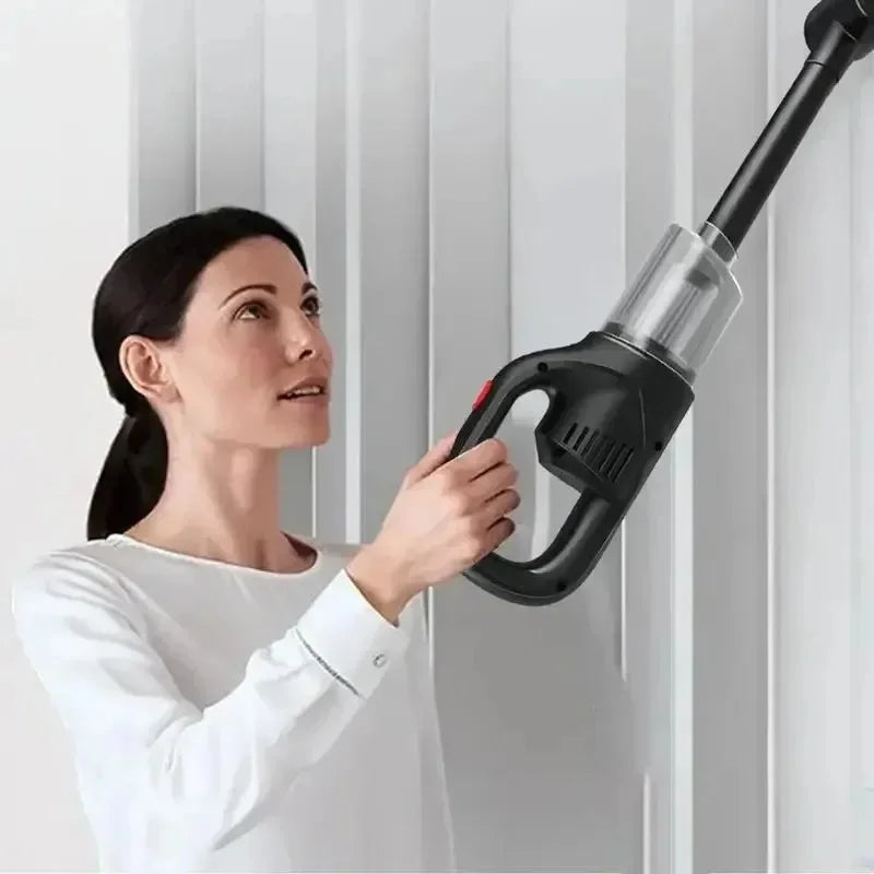 Aspirapolvere Senza Fili Ricaricabile Piccole Dimensioni Diverse Testine Nero Verde 120W Elettrodomestici Casa Pulizia - POWER SMARTECH