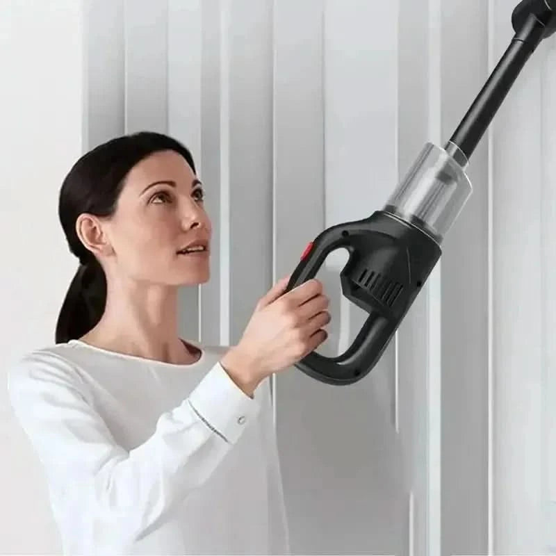 Aspirapolvere Senza Fili Ricaricabile Piccole Dimensioni Diverse Testine Nero Verde 120W Elettrodomestici Casa Pulizia - POWER SMARTECH
