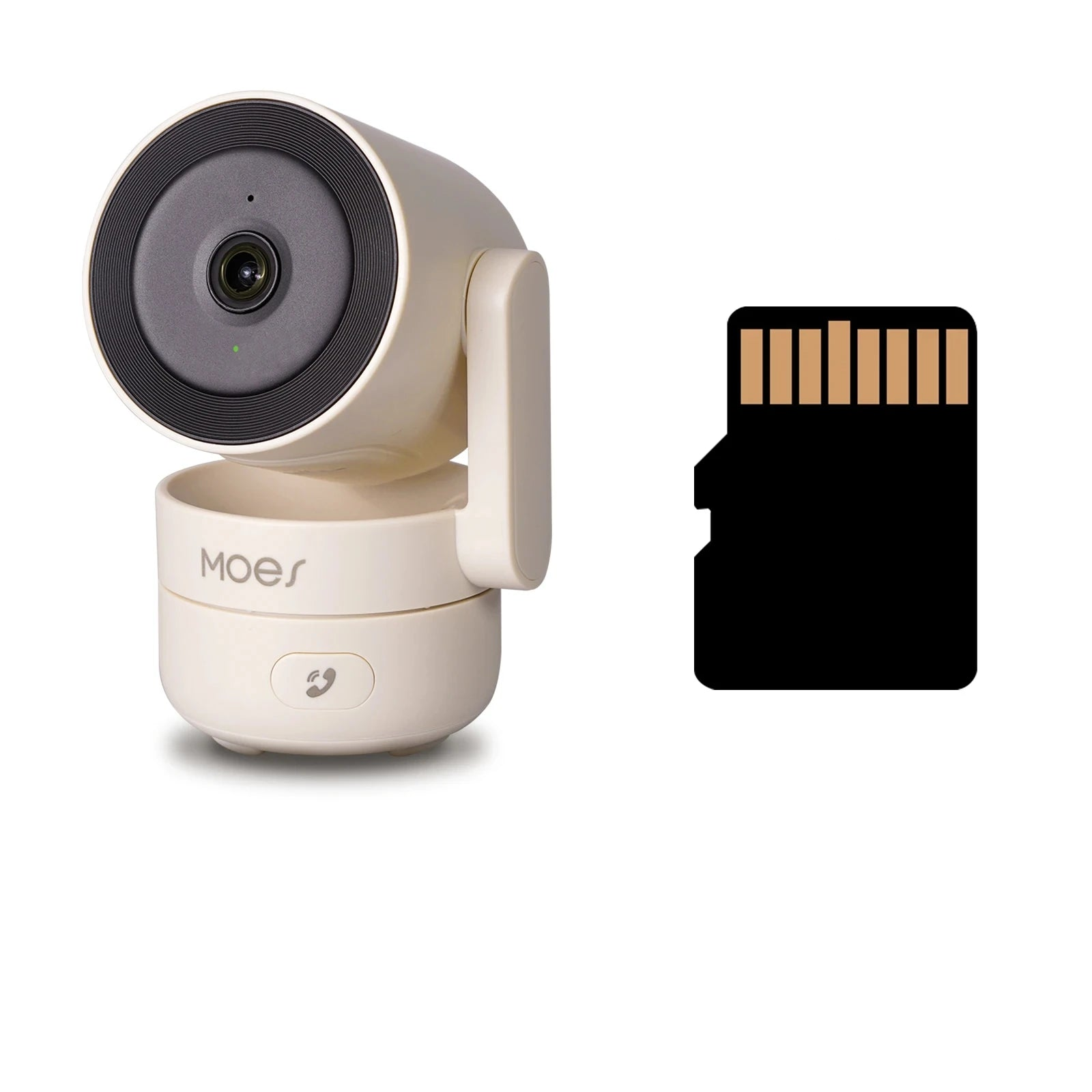 Videocamera Sicurezza Colore Beige Pixel 4MP Protezione Casa Camera Visione Notturna