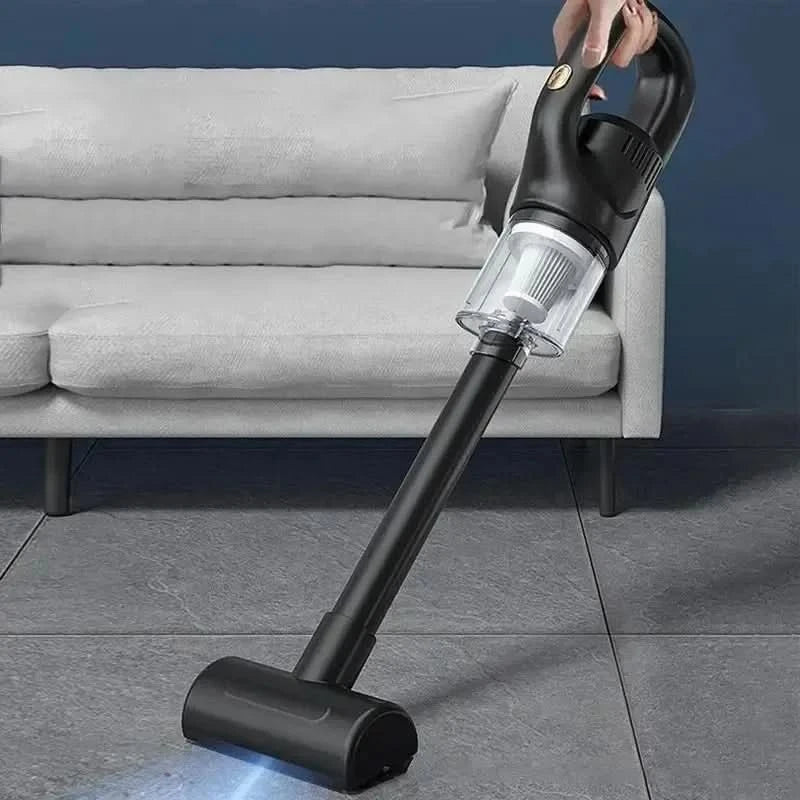 Aspirapolvere Senza Fili Ricaricabile Piccole Dimensioni Diverse Testine Nero Verde 120W Elettrodomestici Casa Pulizia - POWER SMARTECH