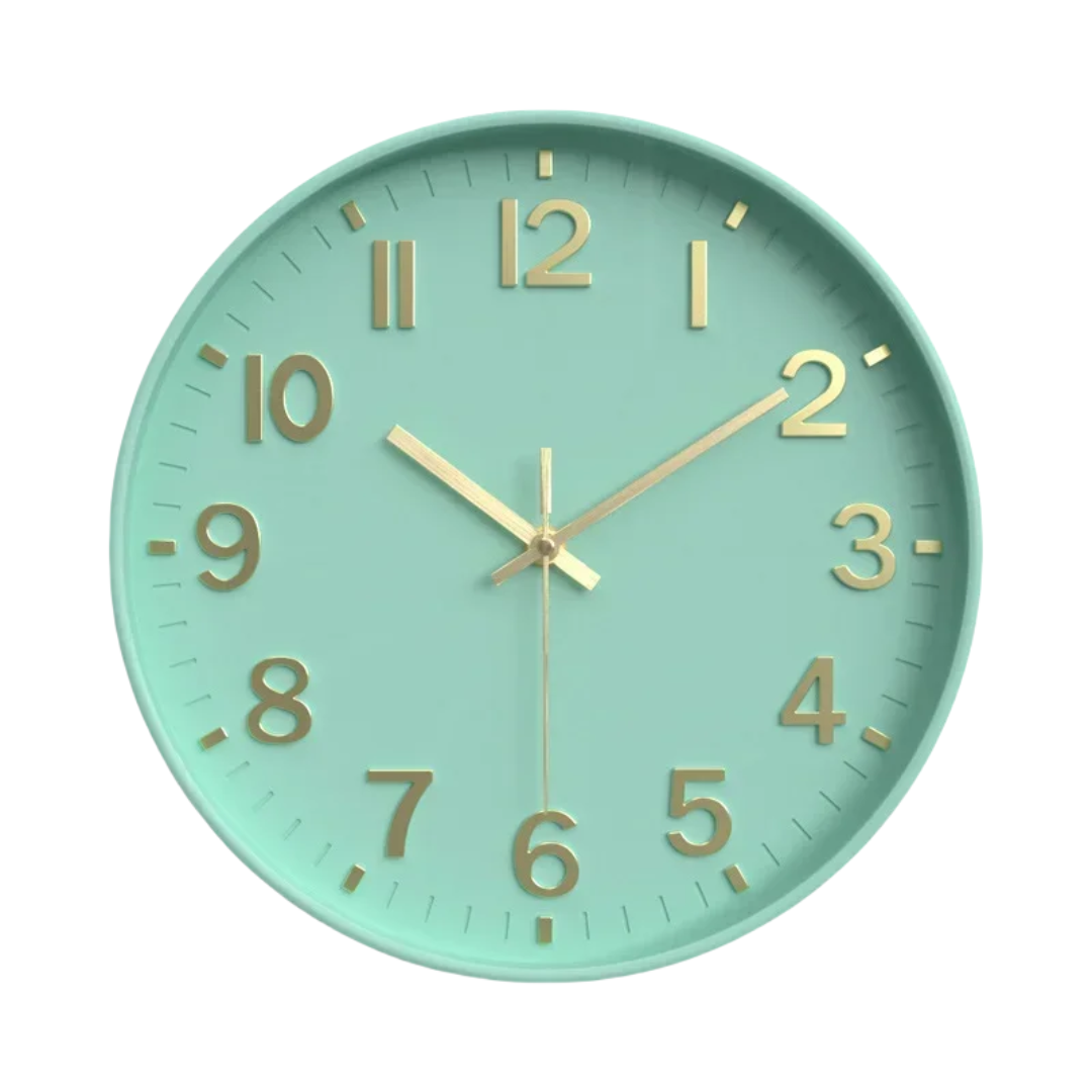 Orologio Silenzioso Tridimensionale Creativo Diverse Colorazioni Design Moderno