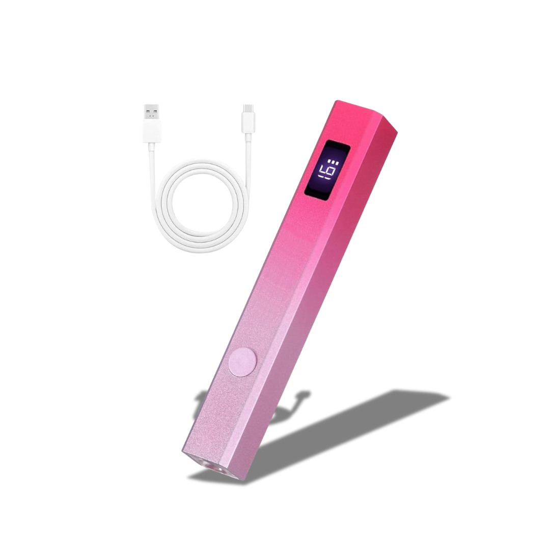 Lampada Unghie Gel Portatile Ricaricabile Asciugatura Rapida Display