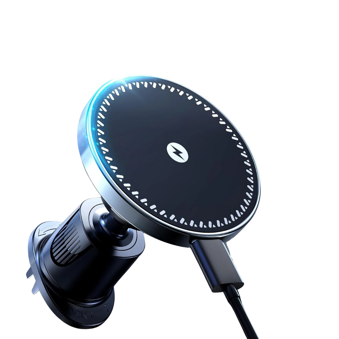 Adattatore Magnetico Caricabatteria Telefono Auto Senza Fili 15W Supporto Telefono