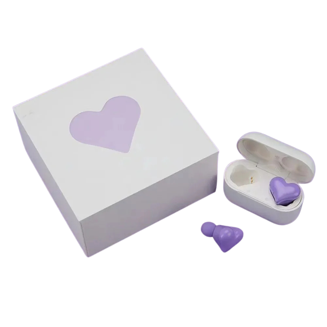 Cuffie Wireless Bluetooth Forma Cuore Auricolari Diverse Colorazioni Impermeabile Riduzione Rumore
