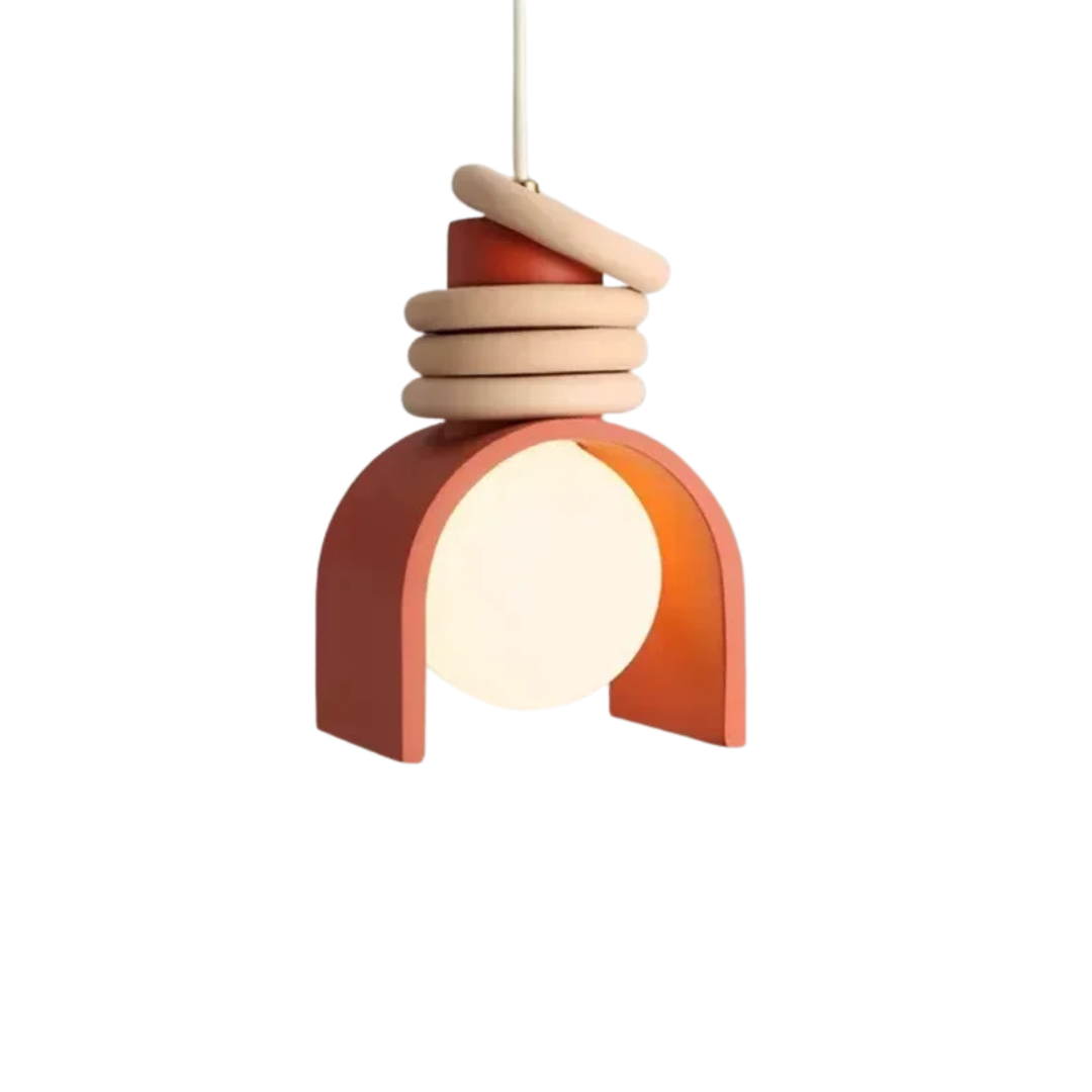 Lampadario Muro Materiale Resina Diverse Colorazioni Lampada Led Design Moderno Arredo Casa