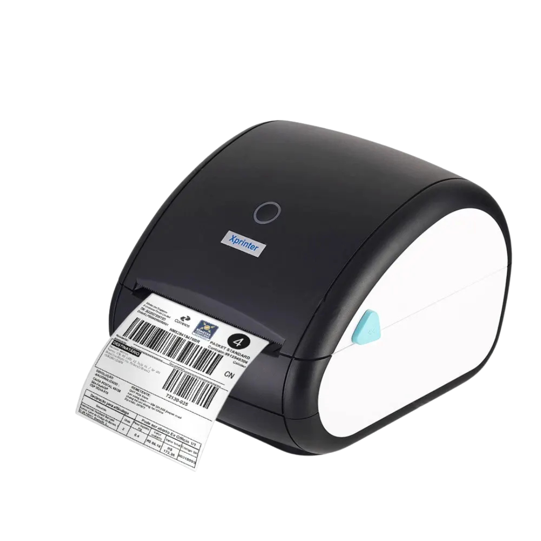 Stampante Termica Etichette Spedizione Materiale ABS Nero USB Bluetooth