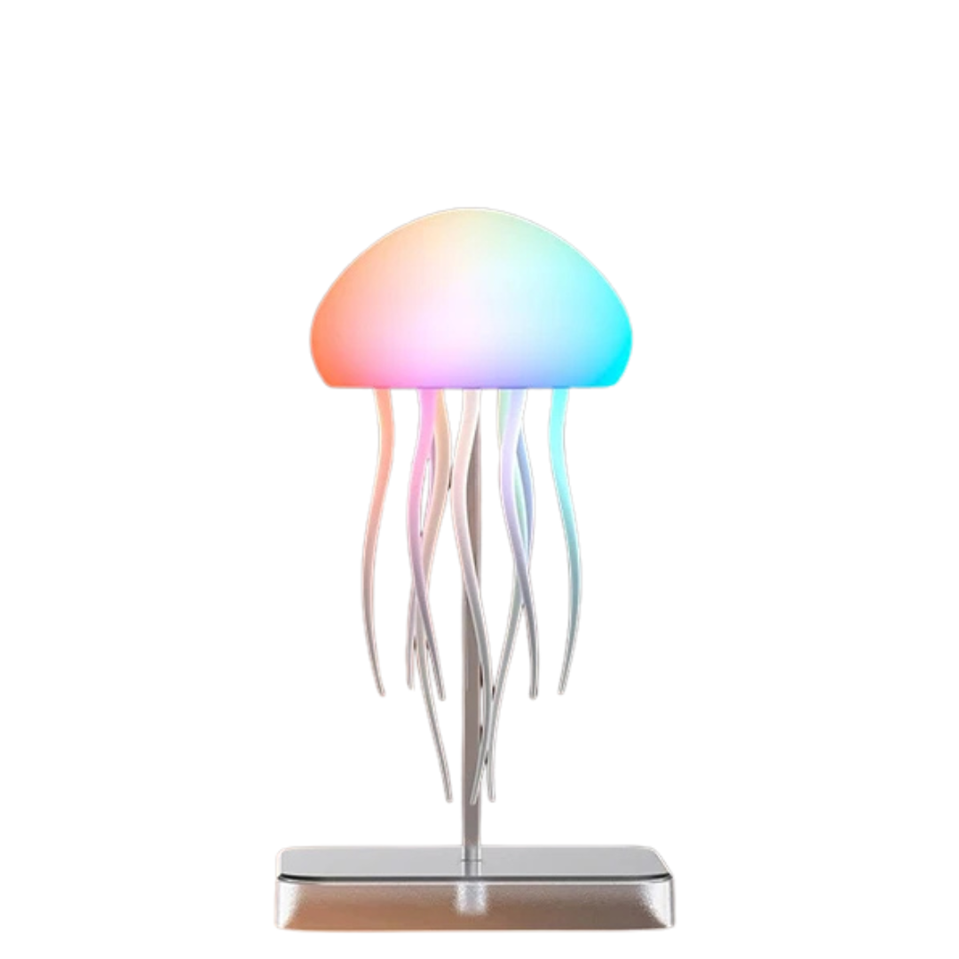 Lampada Led Modello Medusa Telecomando Batteria Lunga Durata 9 Tentacoli