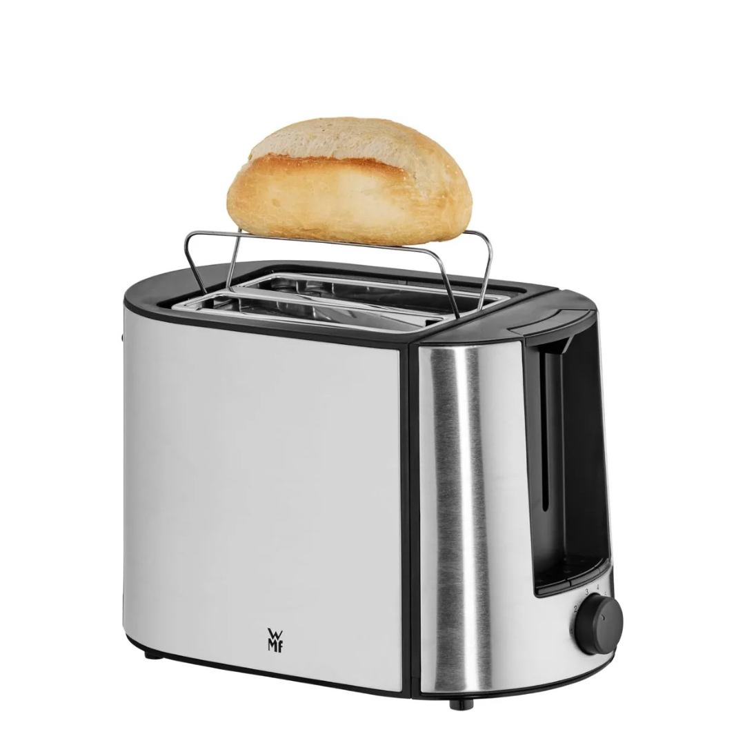 Tostapane 2 Fette Doppia Fessura Acciaio 6 Livelli 870 w Svuota Briciole