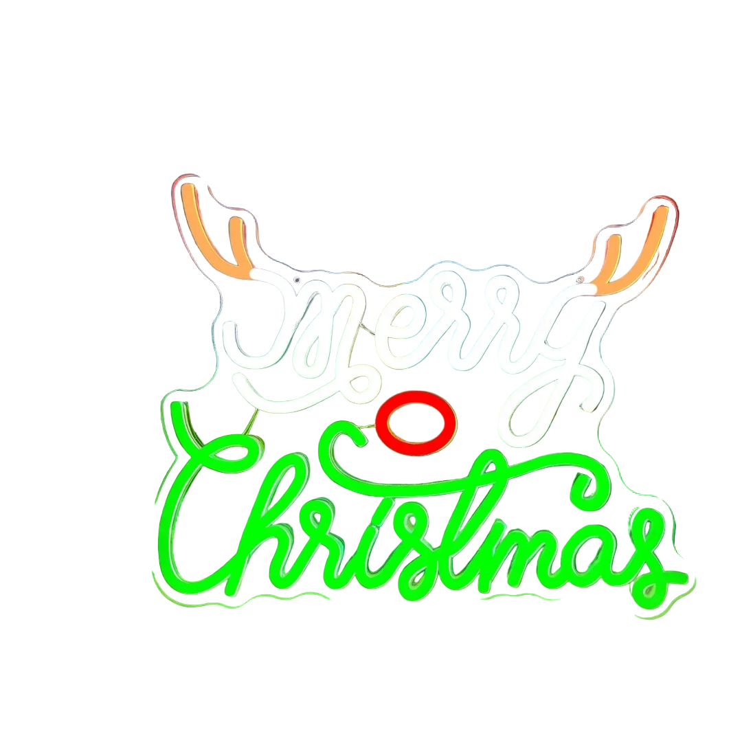 Buon Natale Insegna Neon Decorazione Parete Luce LED Decorazione Natalizia