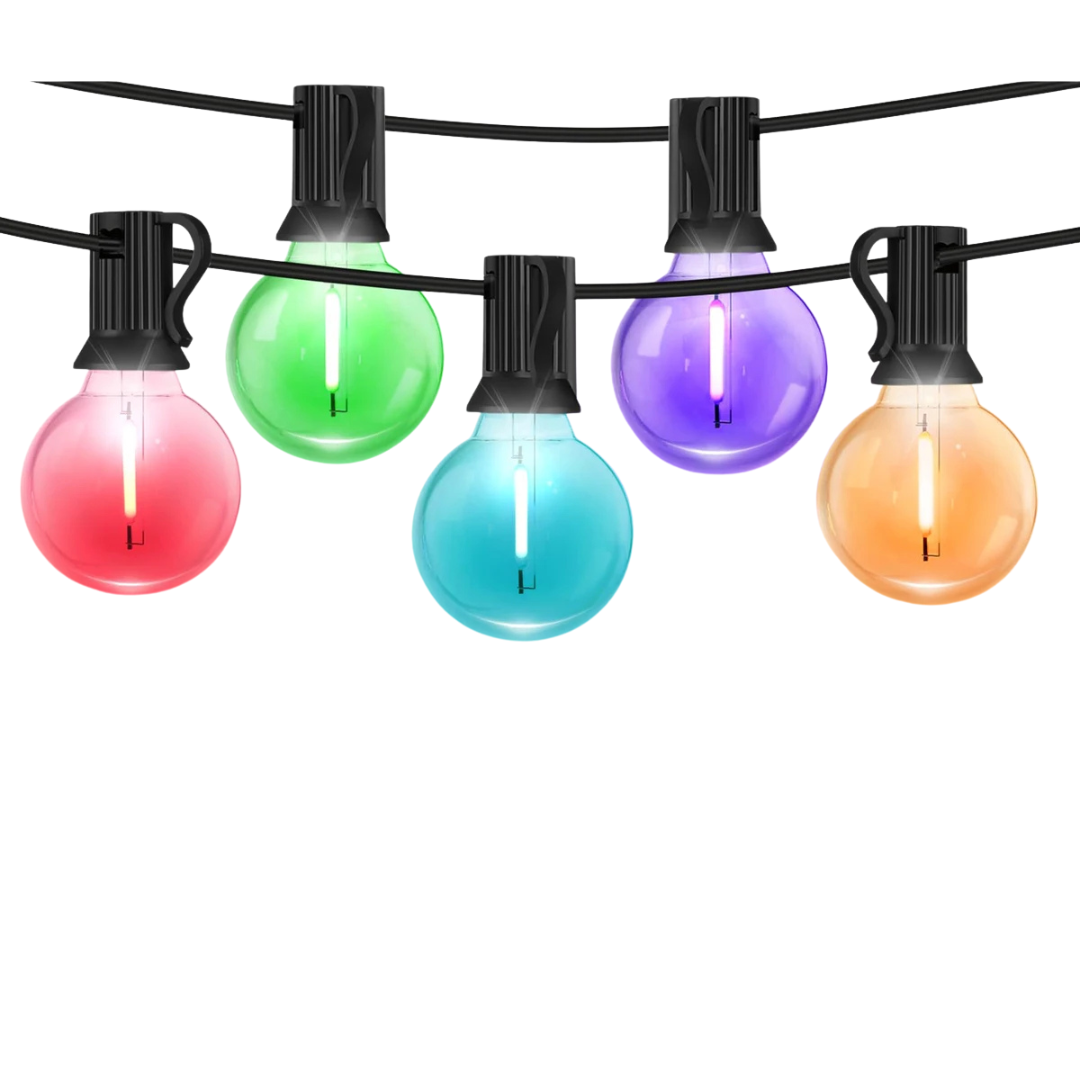 Luci LED RGB Vetro Multicolore Impermeabile Decorazione Luce Colorata