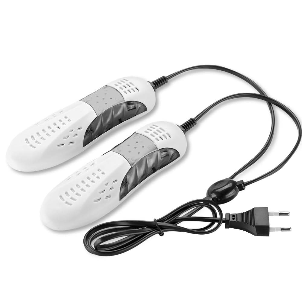 Asciugatore scarpe elettrico a due unità in plastica, 12W/220V, pronto in 3-5 min