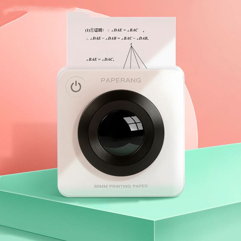 Stampante termica domestica portatile: 80mm, USB, 100x100x50 mm, 1 rotolo, 284 g, 1300mAh, compatibile con Android/iOS.