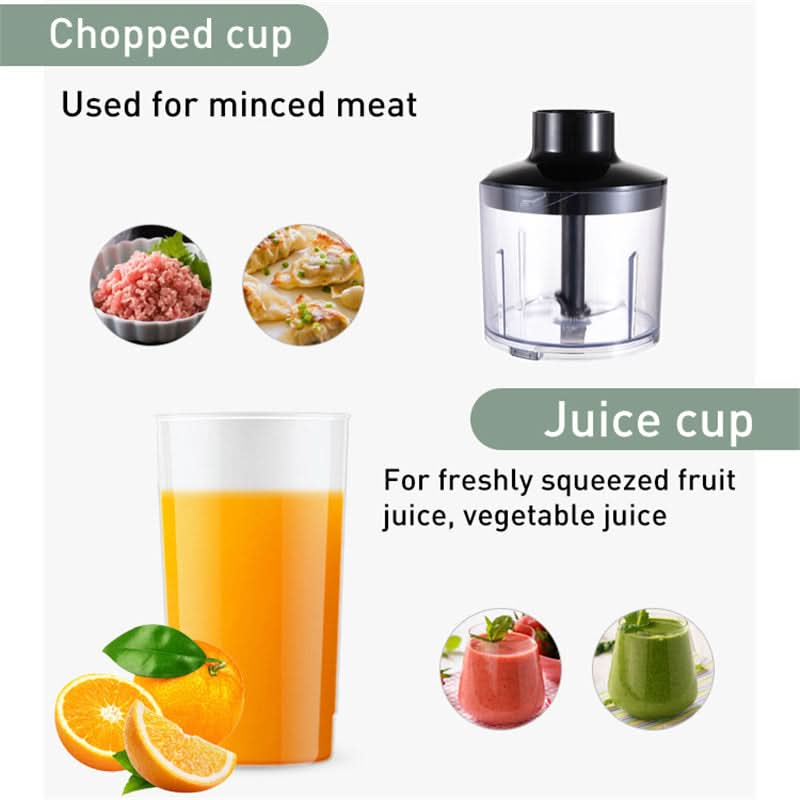 Baby Multifunctional Food Machine Mixer Processor: contenitore spremiagrumi e tritatore, frullatore, capacità <10 L.