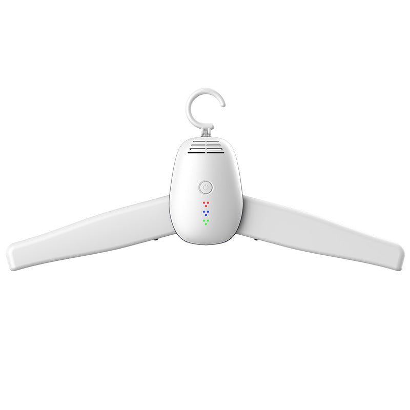 Stendibiancheria pieghevole con gancio per dormitorio, plastica, controllo meccanico, riscaldamento PTC, <500W.