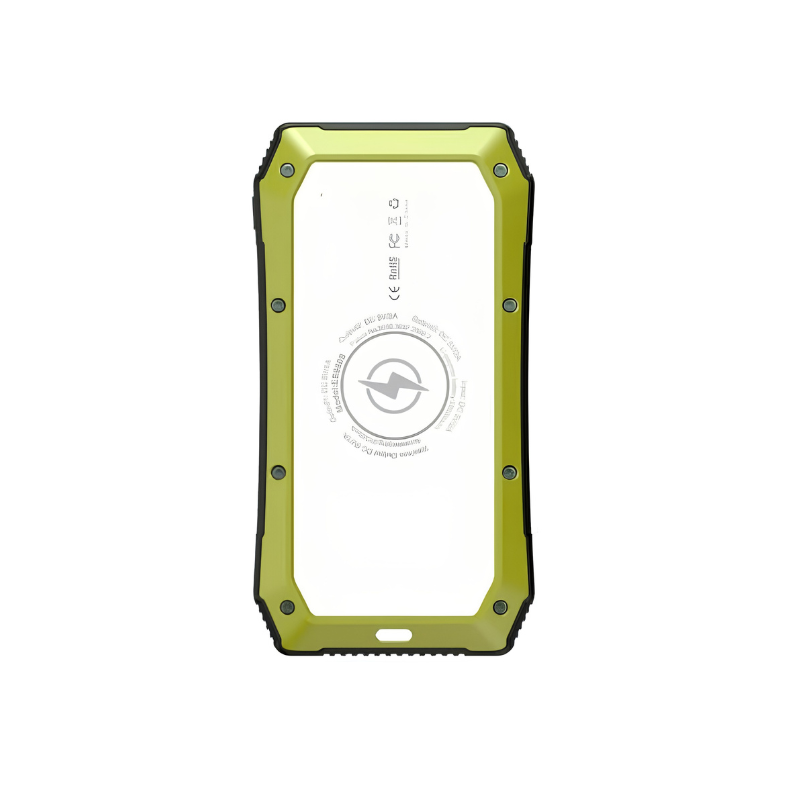 Powerbank Wireless Ricarica Solare Torcia Porte USB Vari Dispositivi