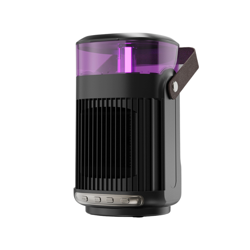 Riscaldatore portatile 2 in 1 con umidificatore integrato, ventola per aria calda personale e manico per uso domestico e ufficio.
