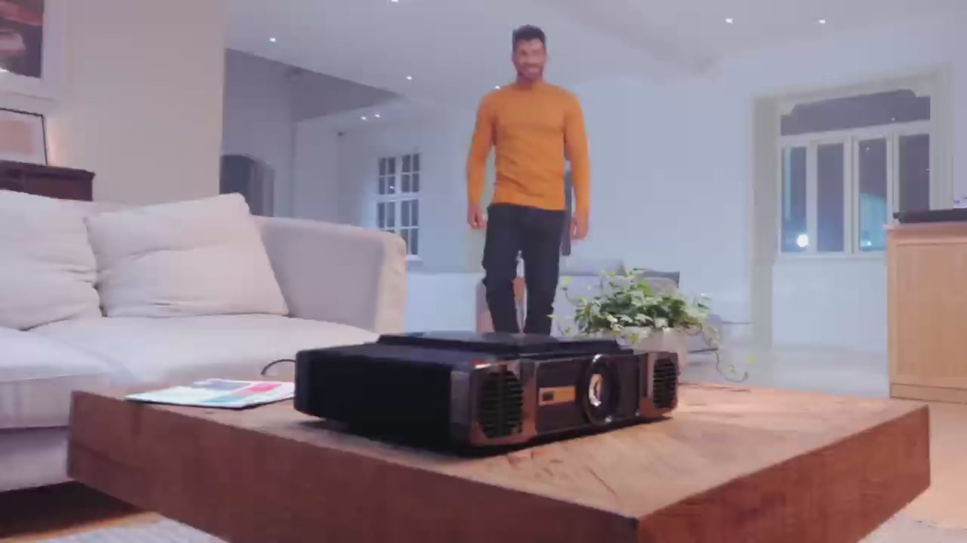 Proiettore Full HD LED 4K WiFi Proiettori Messa Fuoco Automatica