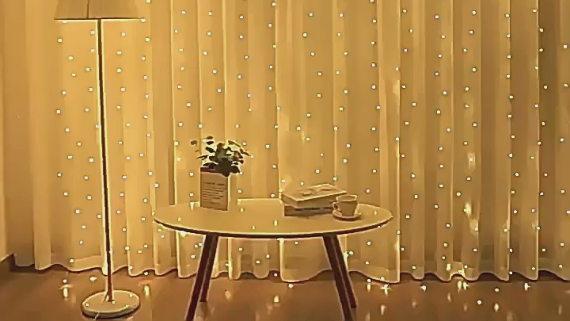 Luci Tende LED Alimentate Tramite USB Telecomando Decorazioni Casa