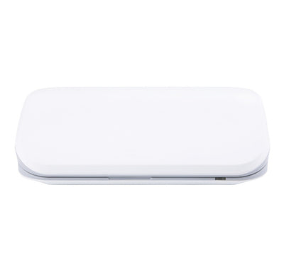 Nuovo box sterilizzatore UV 5V per telefoni e gioielli, disinfezione rapida e aromaterapia, spegnimento automatico.