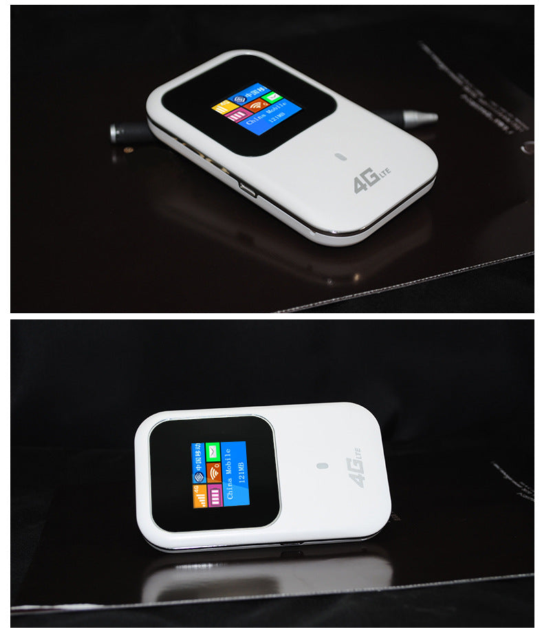 Router portatile WiFi H80 4G-FDD B1/B3/B5/B40, 100 Mbps DL, 50 Mbps UL, fino a 10 utenti, 2400 mAh, standby >30h