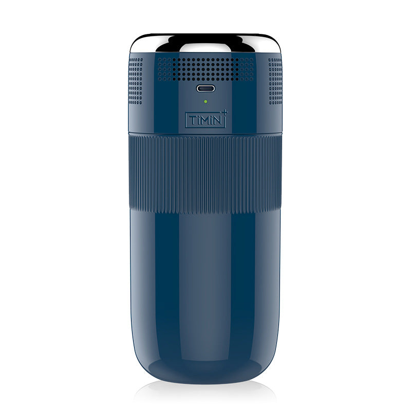 Mini frigorifero portatile USB per bevande, raffreddamento rapido, blu scuro, uso auto e outdoor