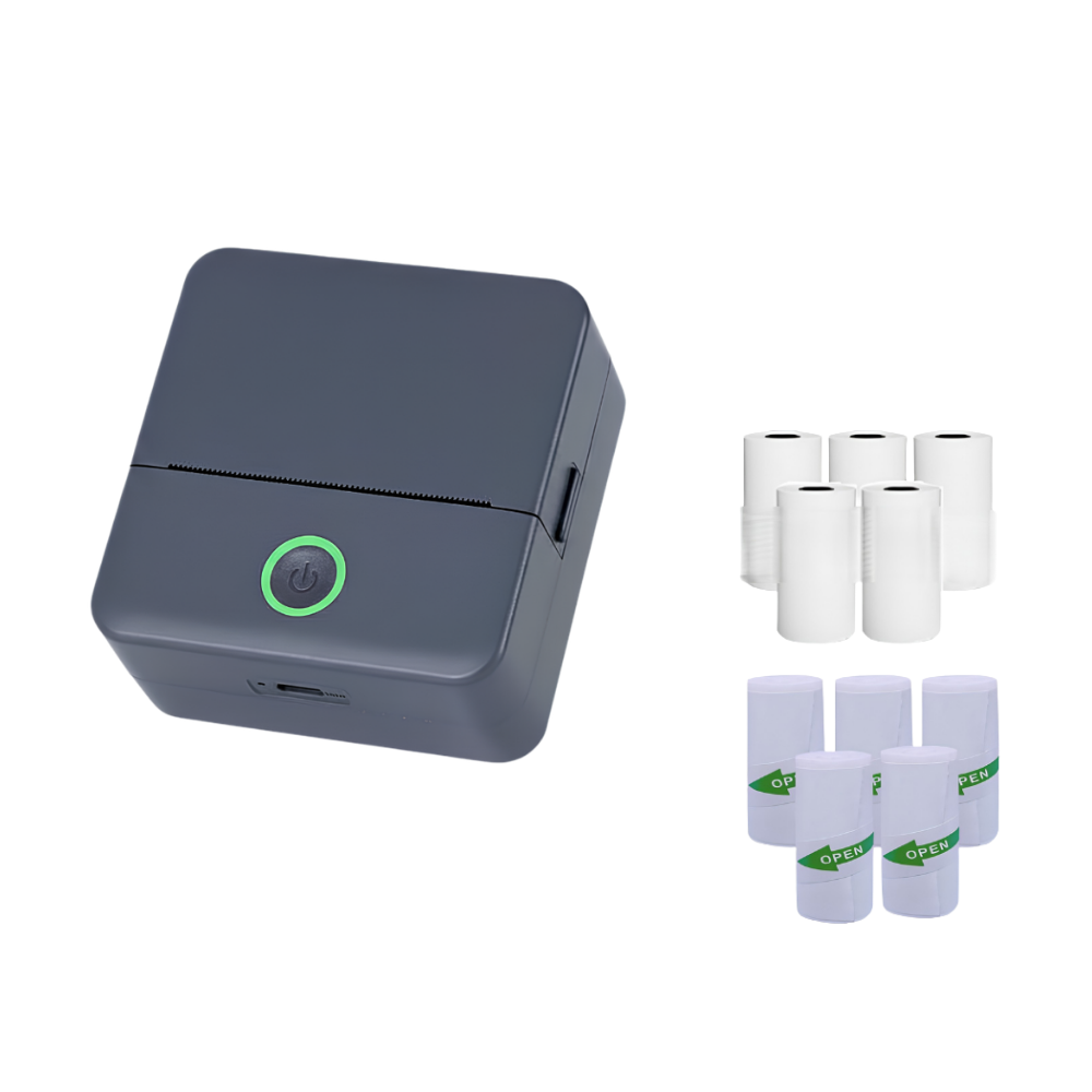 Stampante Termica Portatile Bluetooth Ricaricabile USB