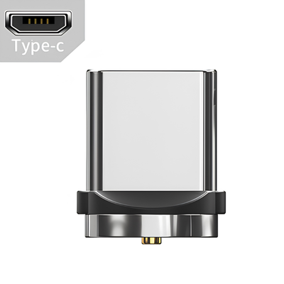 Essager cavo magnetico USB-C ruotabile a 360°, ricarica rapida con docking magnetico