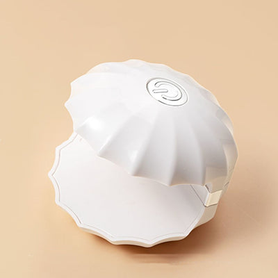 Lampada LED per unghie bianca, asciugatura rapida, 18W, USB, design compatto