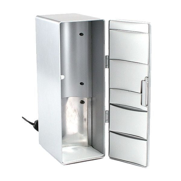 Mini frigo USB dual-use freddo/caldo, alimentato a 5V (10W), per due bevande.