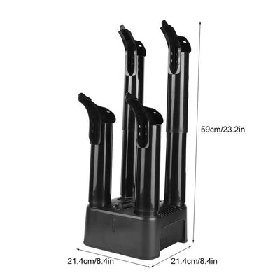 Asciugascarpe domestico a quattro supporti, 200W, 60Hz, timer, 45–65°C, peso 1,926 kg