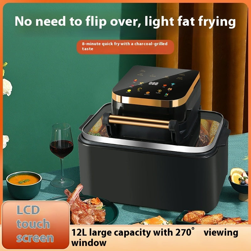 Smart Loop Air Fryer Flip: forno elettrico ad aria 3D, 12L, 1700W, 111-240V, colori nero, bianco e grigio