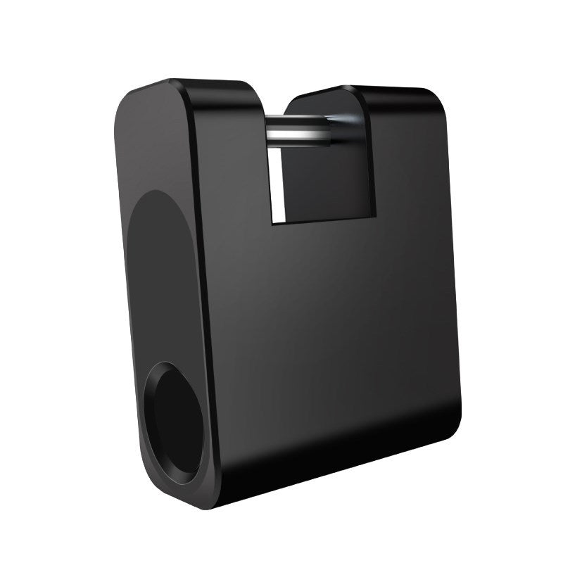 Lucchetto per bagagli a impronte digitali, sblocco con un solo pulsante, sensore touch, batteria ricaricabile, nero