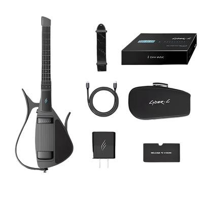 Strumenti Musicali Elettronici Smart Chitarra Elettrica Colore Nero Accessori Inclusi