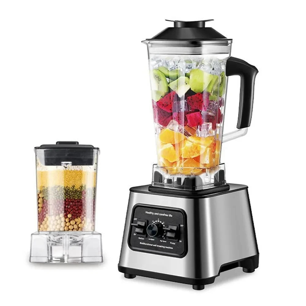 Frullatore Mixer Cucina Elettrodomestici Nero Grigio Acciaio Inossidabile ABS Pratico