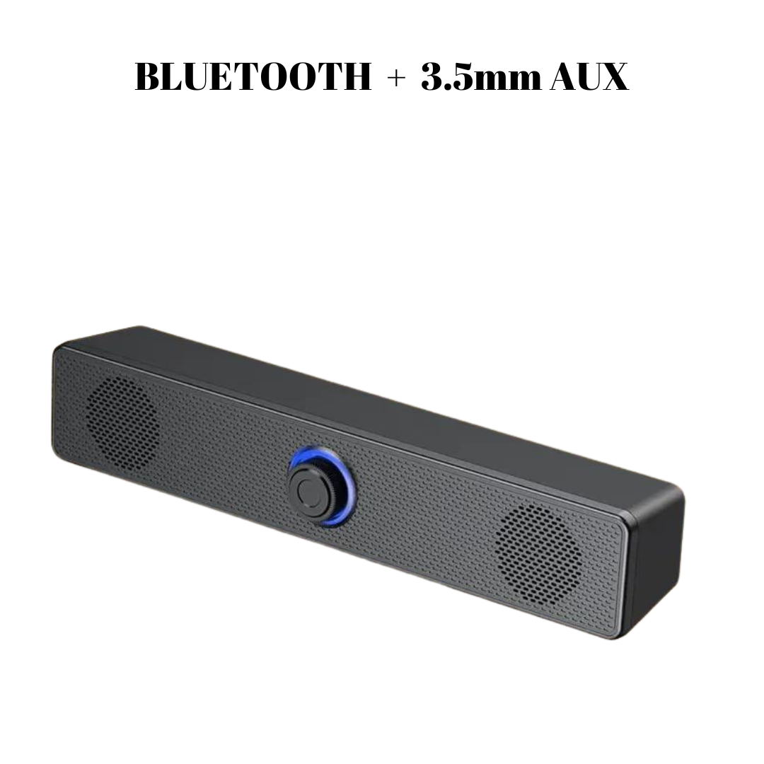 Soundbar Altoparlante Cassa PC TV Audio Video Wireless Bluetooth AUX Accessori Casa Dispositivi Elettronici - POWER SMARTECH