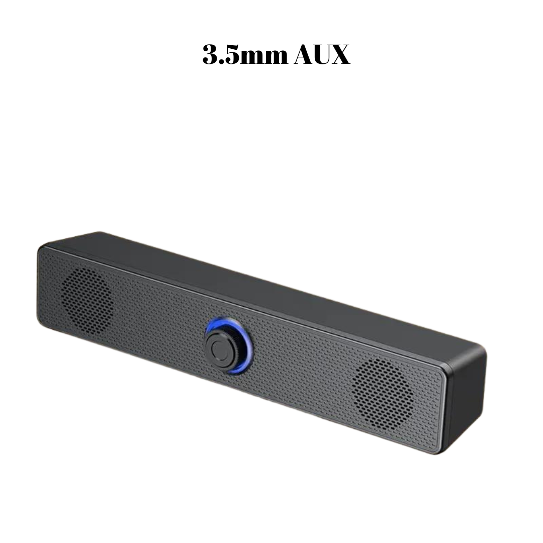 Soundbar Altoparlante Cassa PC TV Audio Video Wireless Bluetooth AUX Accessori Casa Dispositivi Elettronici - POWER SMARTECH