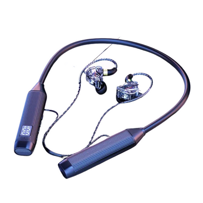 Auricolari Bluetooth Archetto Collo Nero USB Ricaricabile Cancellazione Rumore Circostante Senza Filo Accessori Elettronica Audio - IN POWER SMARTECH