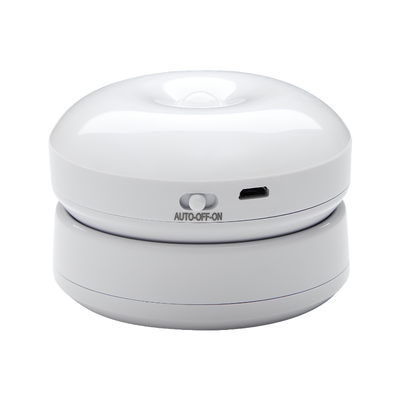 Luce sensore di movimento in ABS con porta USB, interruttore ON-OFF-AUTO, ideale per corridoio, garage e guardaroba.