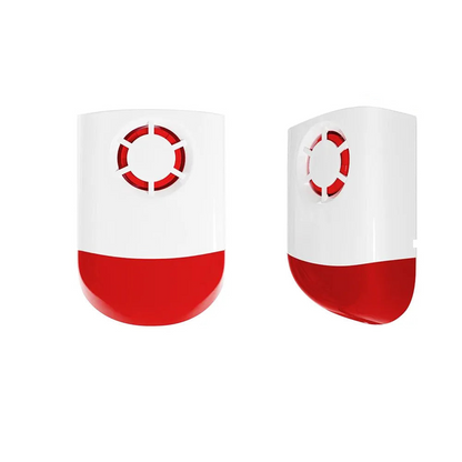 Allarme Impermeabile Casa Esterno Rosso Bianco Resistente Intelligente Sicurezza