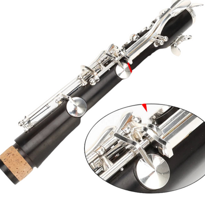 Clarinetto Diversi Modelli Tasti 17/18 Metallo Argento Rame Legno Strumenti Musicali