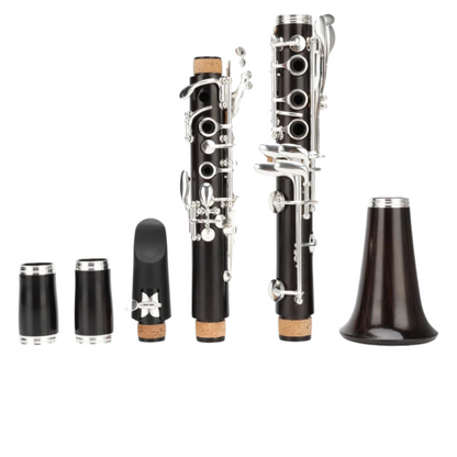Clarinetto Diversi Modelli Tasti 17/18 Metallo Argento Rame Legno Strumenti Musicali