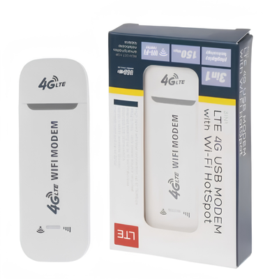 Modem USB 4G LTE con hotspot Wi‑Fi, senza SIM, nessun driver richiesto, compatibile con Linux, Android, Windows, Mac OS