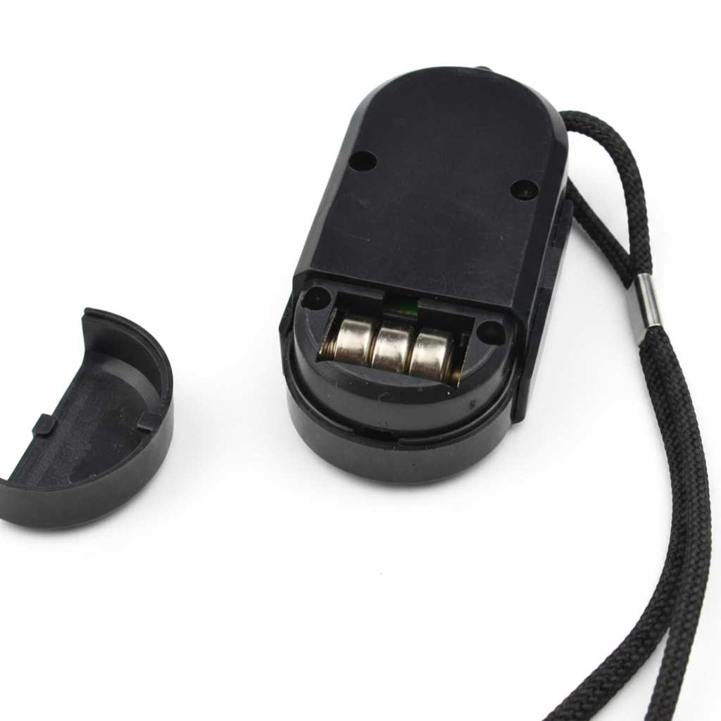 Allarme infrarossi anti-furto personale da viaggio con cinghia, rilevamento 60°, portata 3 m, wireless