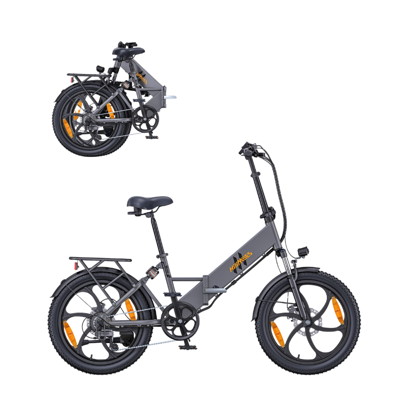 bici elettrica pieghevole 250W, batteria 36V13Ah, ruote da 20 pollici, freni idraulici, uso cittadino