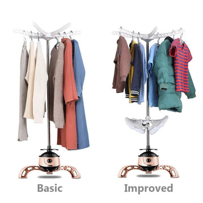 Asciugatrice Portatile Essiccatore Vestiti Scarpe Comodo Acciaio Oxford ABS 75° Capacità Carico Massima 15kg Elettrodomestici - POWER SMARTECH