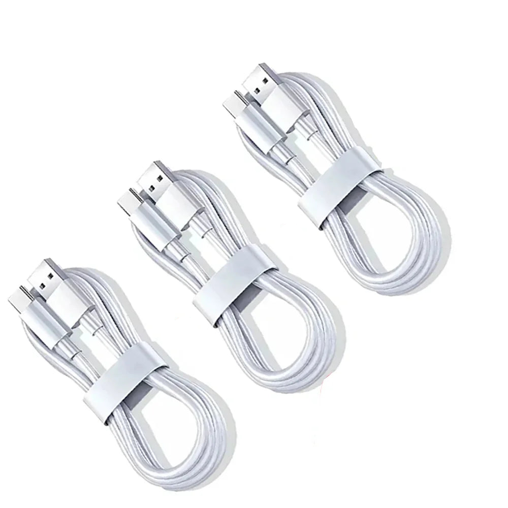 Set 3 Cavi Ricarica Rapida USB/Tipo C Compatibili Dispositivi Elettronici Rete Connettività Alta Qualità 1m - IN POWER SMARTECH