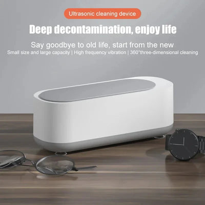 Macchina Pulizia Ultrasuoni Batteria USB Piccole Dimensioni Oggetti Casa Personali Elettrodomestici - POWER SMARTECH