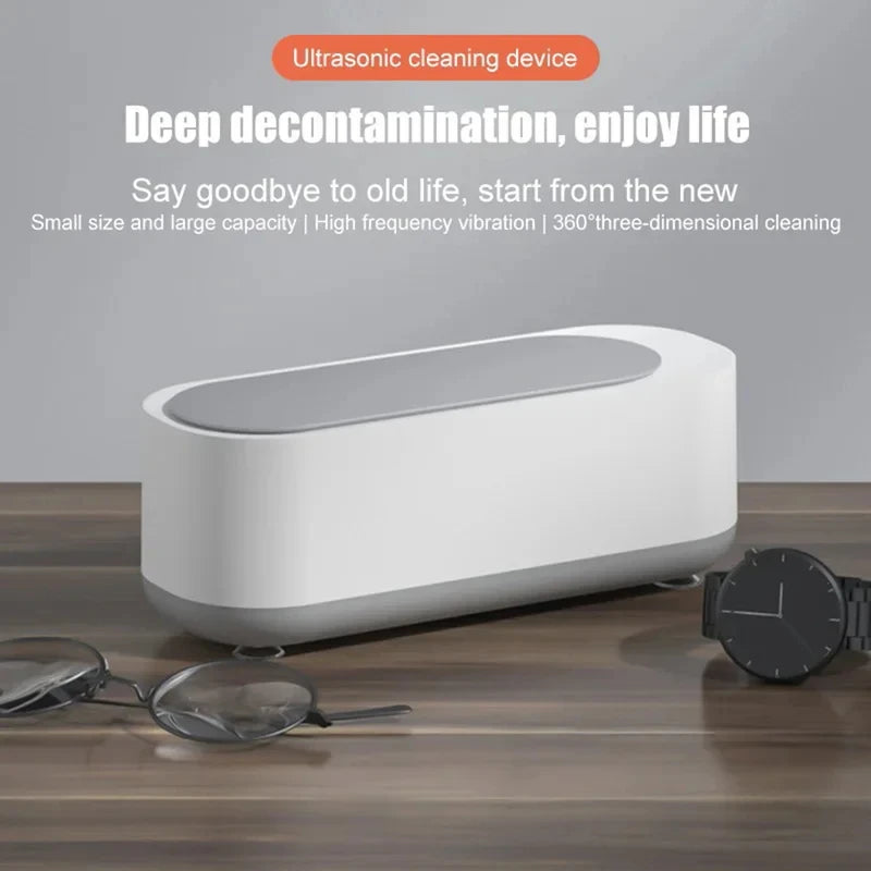 Macchina Pulizia Ultrasuoni Batteria USB Piccole Dimensioni Oggetti Casa Personali Elettrodomestici - POWER SMARTECH